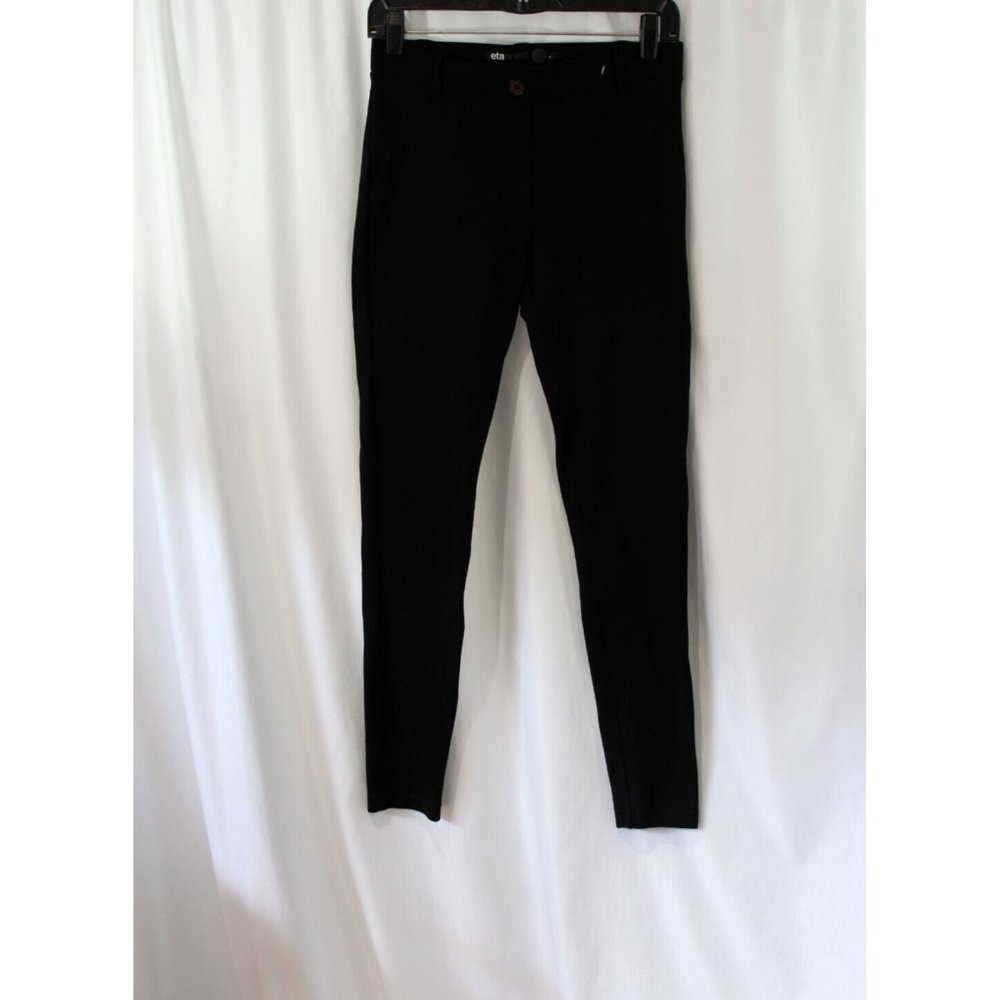 Betabrand Womens Black Pull On Pants S Long